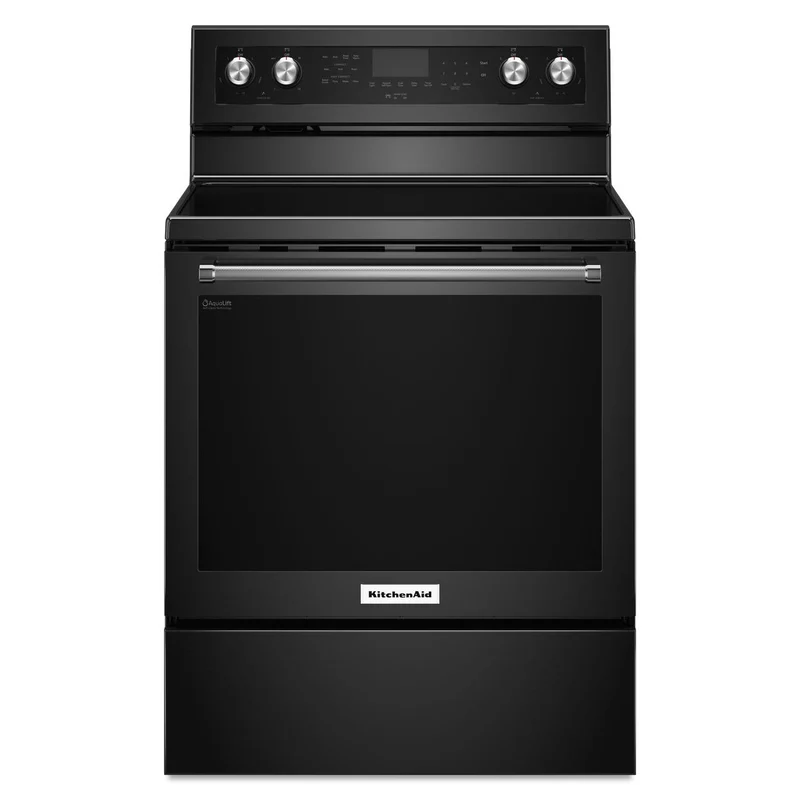 KitchenAid Cuisinière électrique amovible de 30 po avec Even-Heat™ YKFEG500EBS