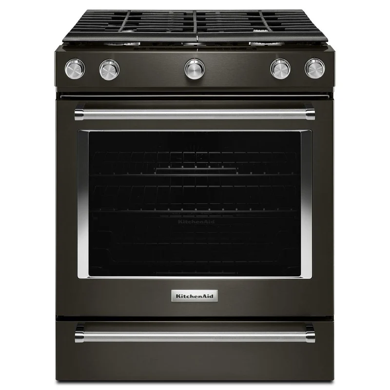 KitchenAid Cuisinière encastrable à gaz de 30 po KSGG700EBS