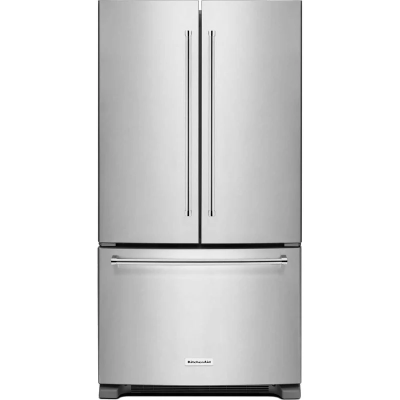 KitchenAid Réfrigérateur trois portes avec porte à deux battants amovible de 36 po., 25 pi.cu. avec système de température ExtendFresh™ Plus KRFF305ESS