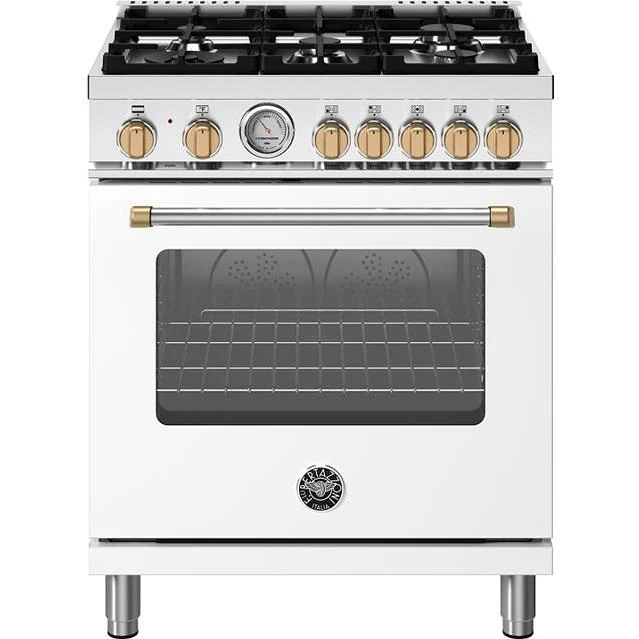 Bertazzoni Cuisinière amovible à biénergie de 30 pouces MAS305DFMBG