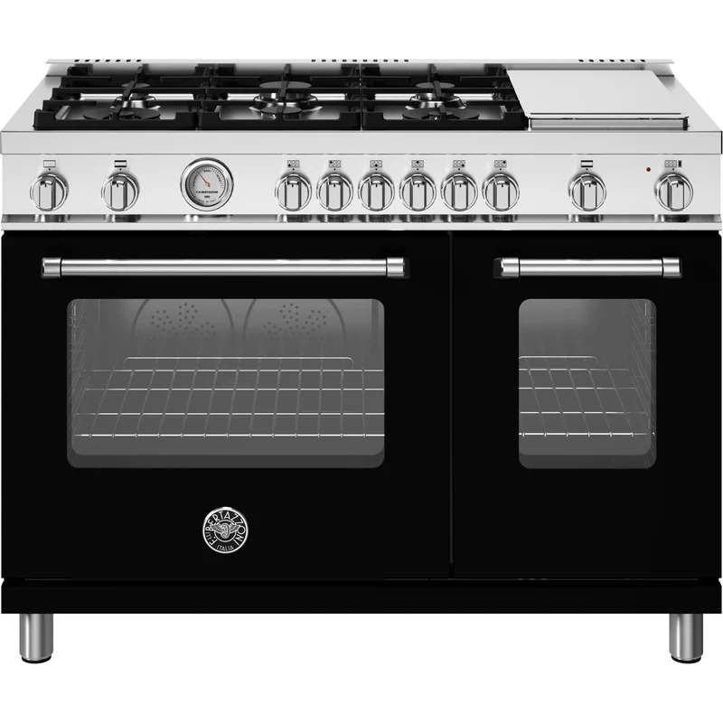 Bertazzoni Cuisinière amovible à gaz de 48 po MAS486GGASNEV