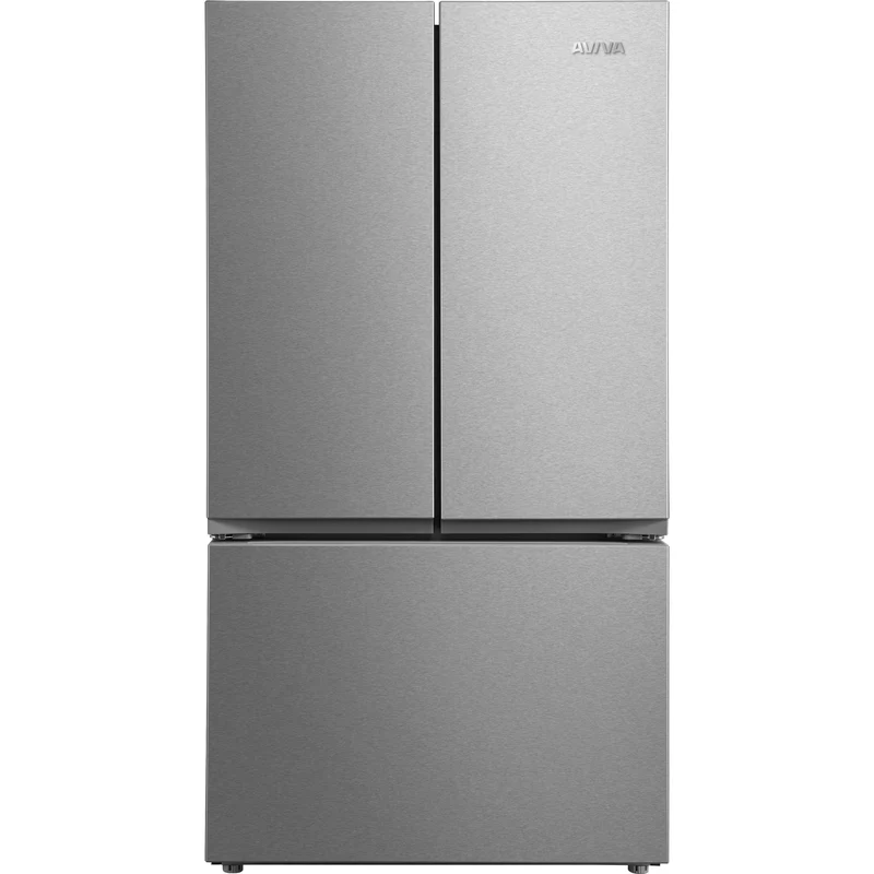 AVIVA Réfrigérateur trois portes avec porte à deux battants à profondeur de comptoir de 36 pouces, 26,5 pi. cu. avec distributeur d'eau et machine à glaçons ARBM265FDSE