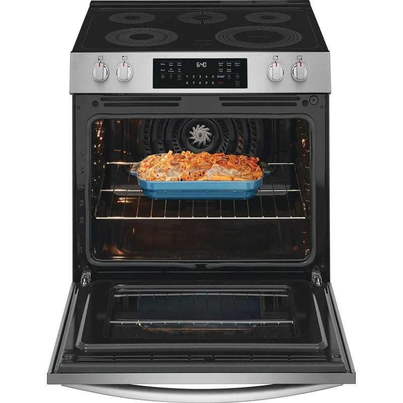 Frigidaire Gallery Cuisinière électrique autoportante de 30 pouces avec convection totale GCFE305CBF