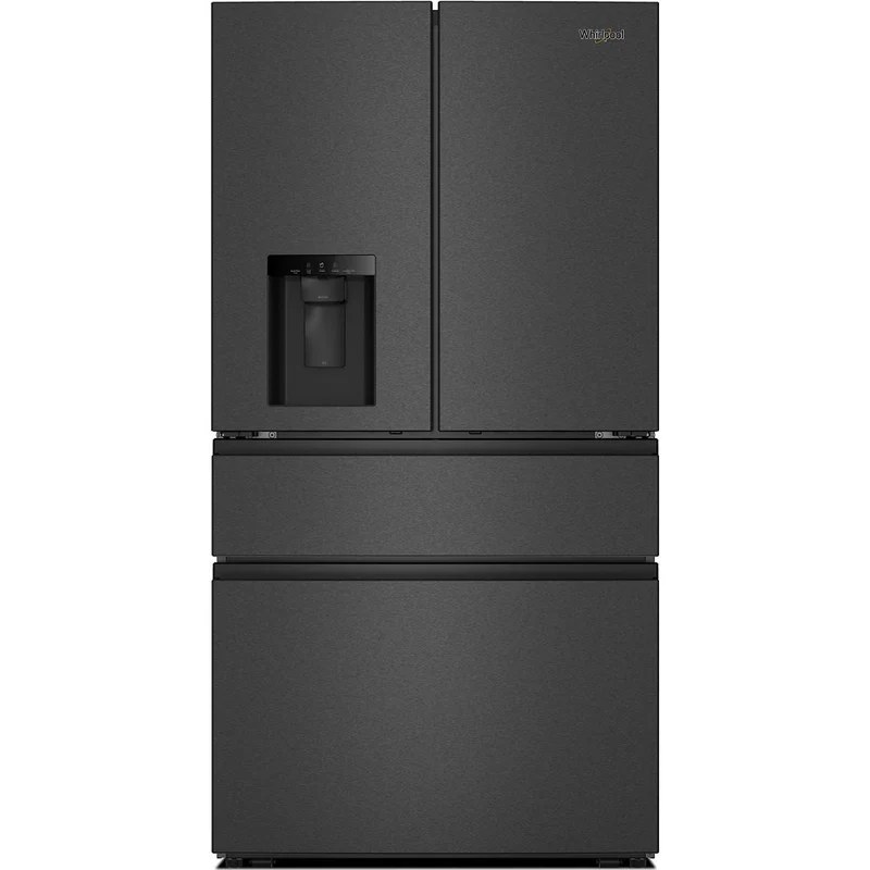 Whirlpool Réfrigérateur à portes françaises de 36 pouces, 29 pi. cu. avec distributeur d’eau et de glace intégré à la porte WRMF3536SV