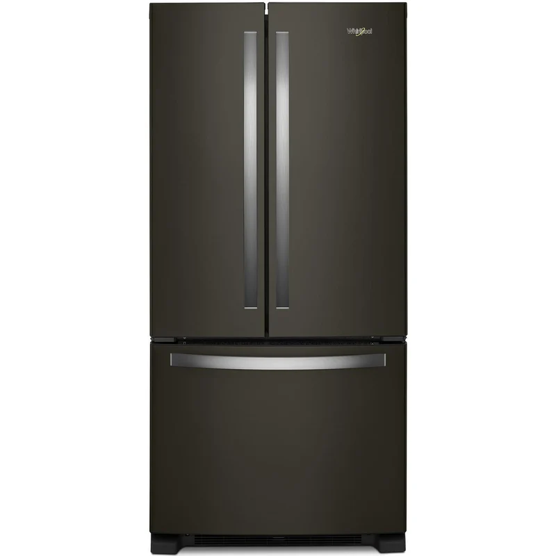 Whirlpool Réfrigérateur trois portes avec porte à deux battants amovible de 33 pouces, 22,1 pi. cu. avec machine à glaçons WRFF5333PV