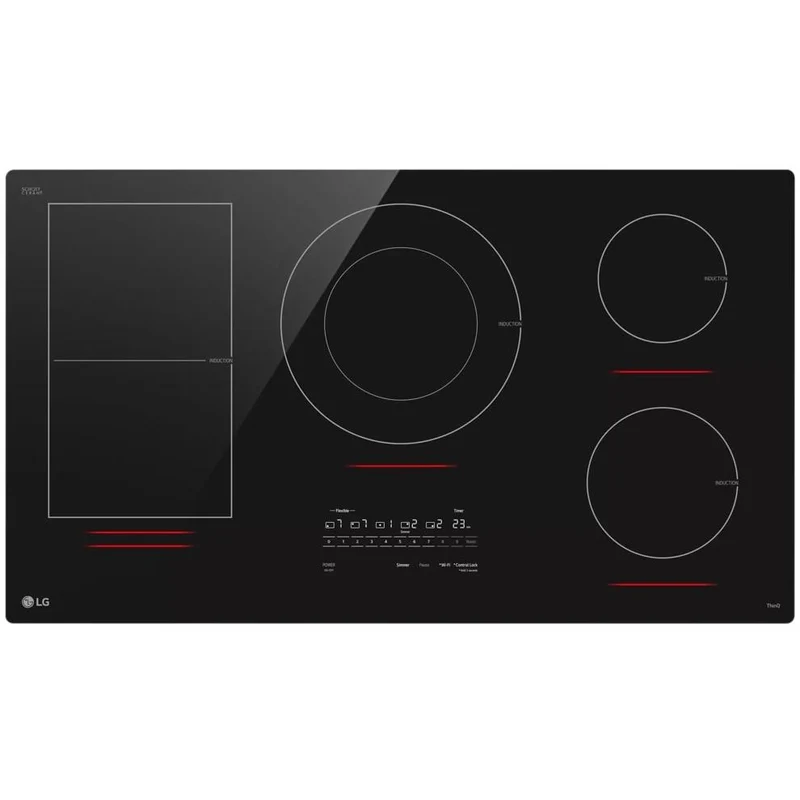 LG Table de cuisson encastrée à induction de 36 pouces avec UltraHeat™ CBIH3617BE