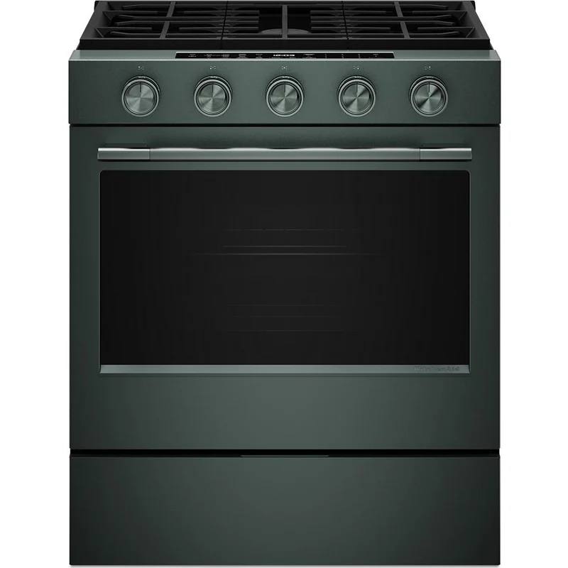 KitchenAid Cuisinière intelligente au gaz encastrable de 30 pouces avec modes de cuisson à convection et brûleur 2 en 1 KSGS530SJP