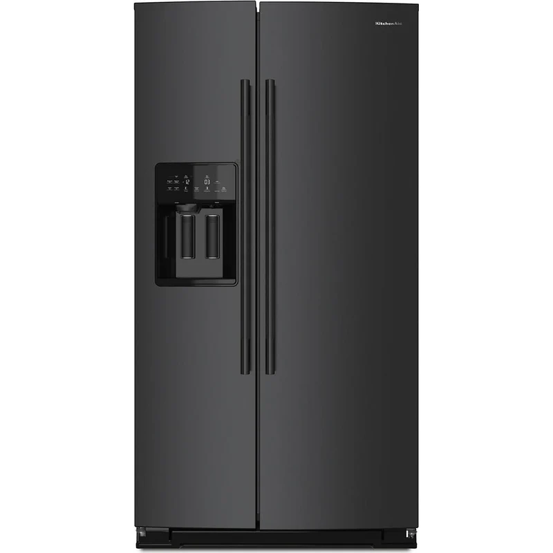KitchenAid Réfrigérateur côte-à-côte à profondeur de comptoir de 36 pouces, 21 pi. cu. avec distributeur d'eau et de glace KRSC536RBE