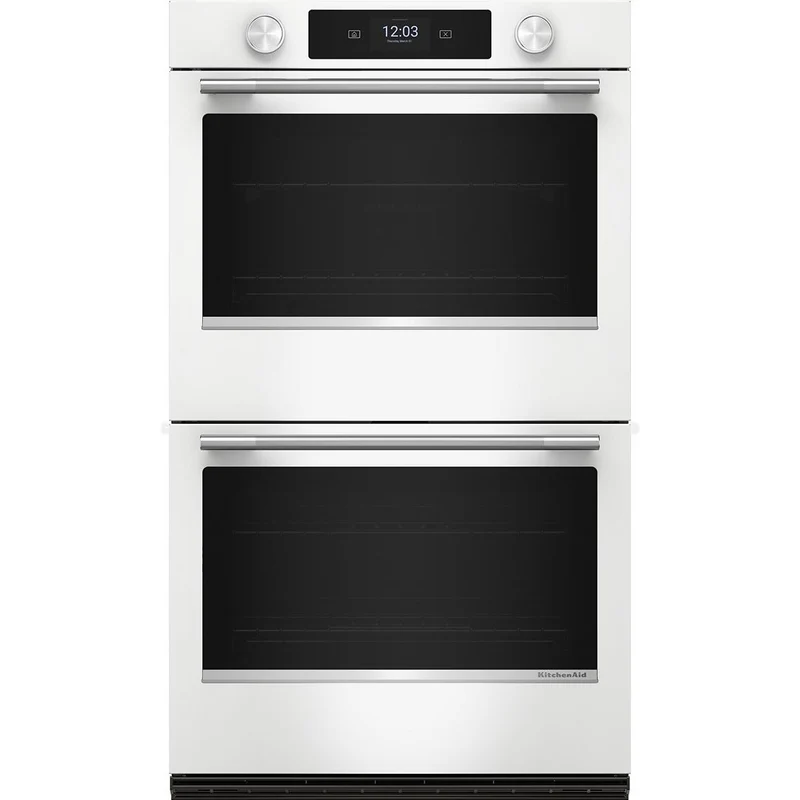 KitchenAid Four mural double encastré de 30 pouces, 10 pi. cu. avec convection KOED730SWH
