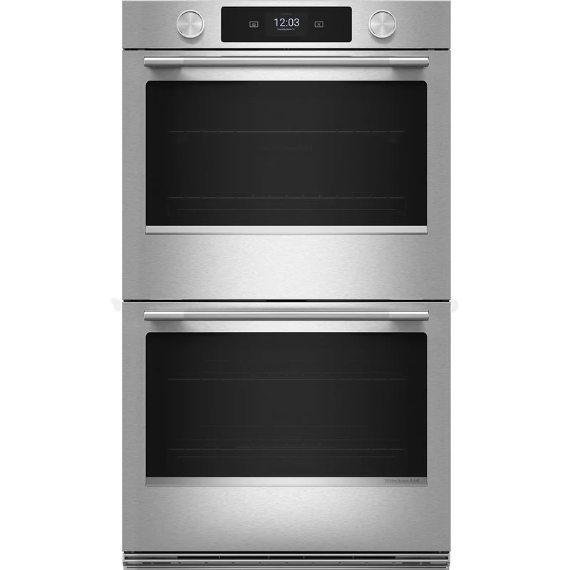 KitchenAid Four mural double encastré de 27 pouces avec technologie convection KOED727SPS