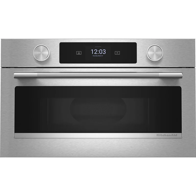 KitchenAid Four à micro-ondes encastrable de 27 pouces avec technologie convection KMBS727SPS
