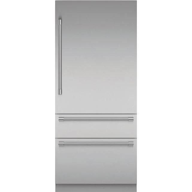 Thermador Réfrigérateur intégré à congélateur inférieur de 36 pouces, 19 pi. cu. avec Home Connect T36BB120SS