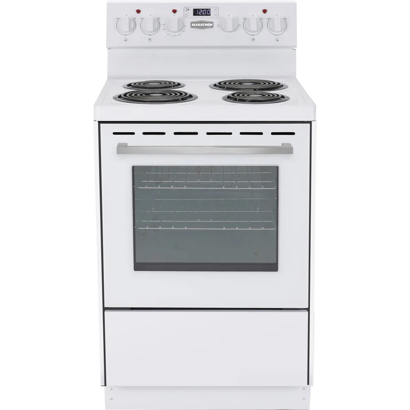 Marathon Cuisinière amovible électrique de 24 pouces MER241W-2