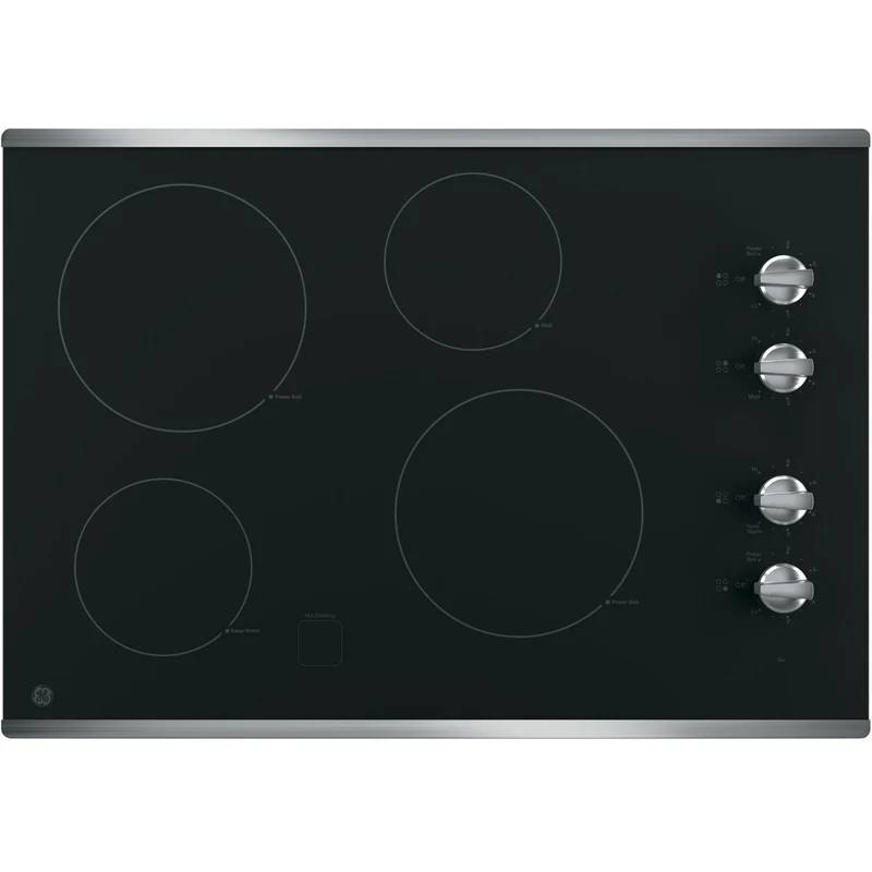 GE Table de cuisson encastrée électrique de 30 pouces
