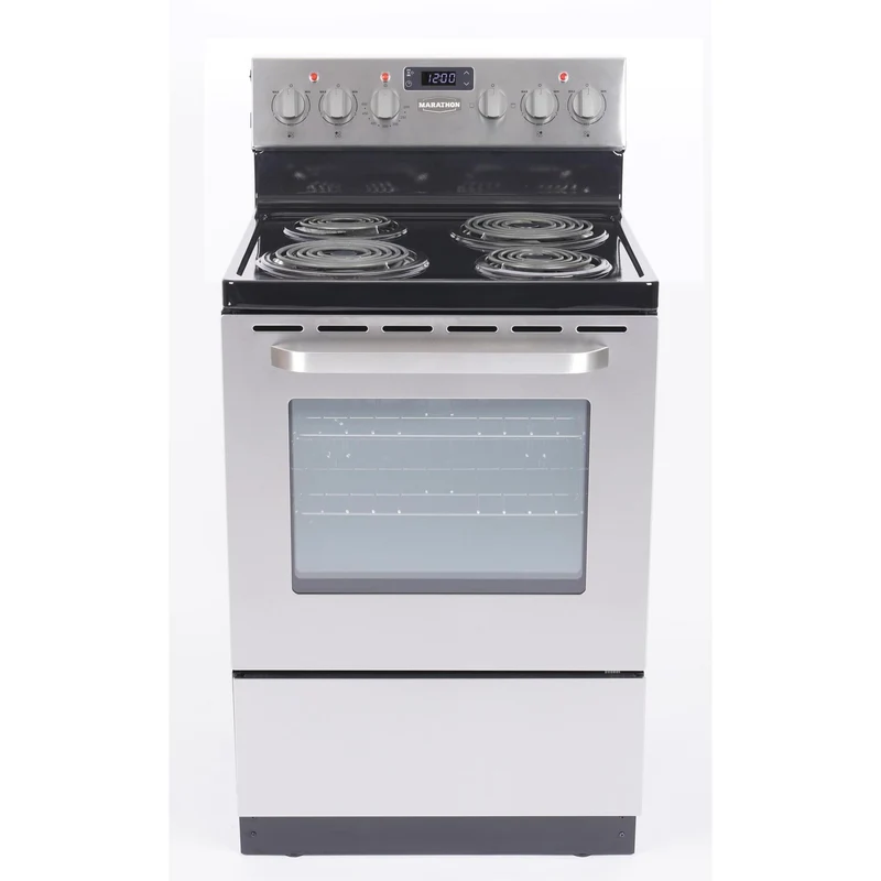 Marathon Cuisinière amovible électrique de 24 pouces MER241SS-2