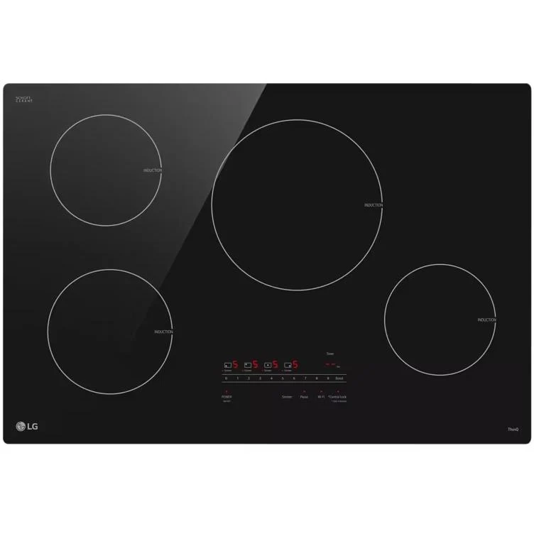 LG Table de cuisson encastrée à induction de 30 pouces avec UltraHeat™ CBIH3013BE