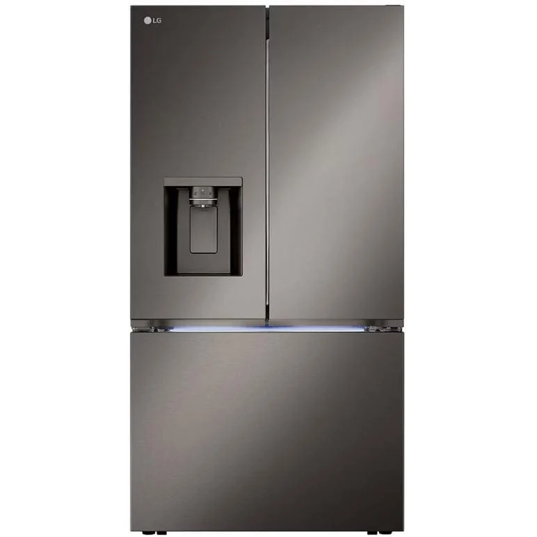 LG Réfrigérateur trois portes avec porte à deux battants à profondeur de comptoir avec quatre types de glace