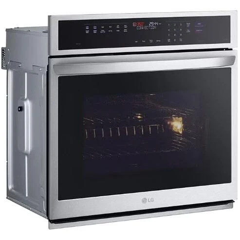 LG Four mural encastré simple de 30 pouces, 4,7 pi. cu. avec technologie convection véritable WSEP4727F