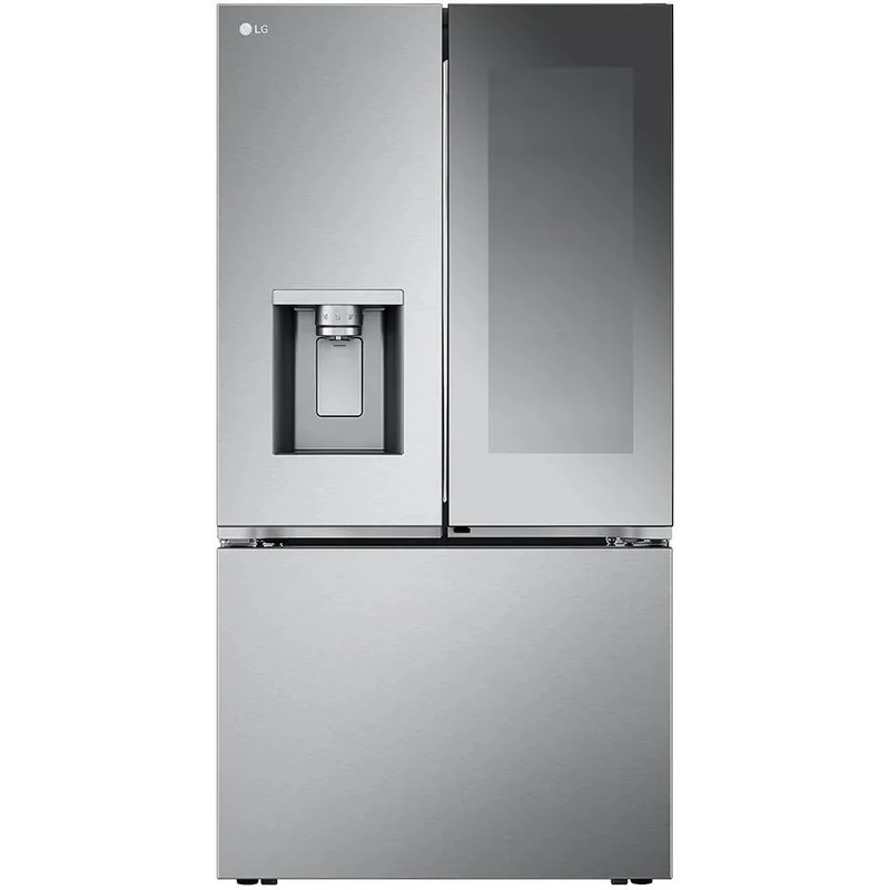 LG Réfrigérateur trois portes avec porte à deux battants à profondeur de comptoir MAX™ de 36 po, 26 pi cu avec Mirror InstaView® LRYKC2606S