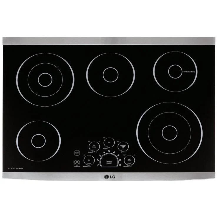 LG STUDIO Table de cuisson encastrée électrique de 30 po avec commandes SmoothTouch™ LSCE305ST