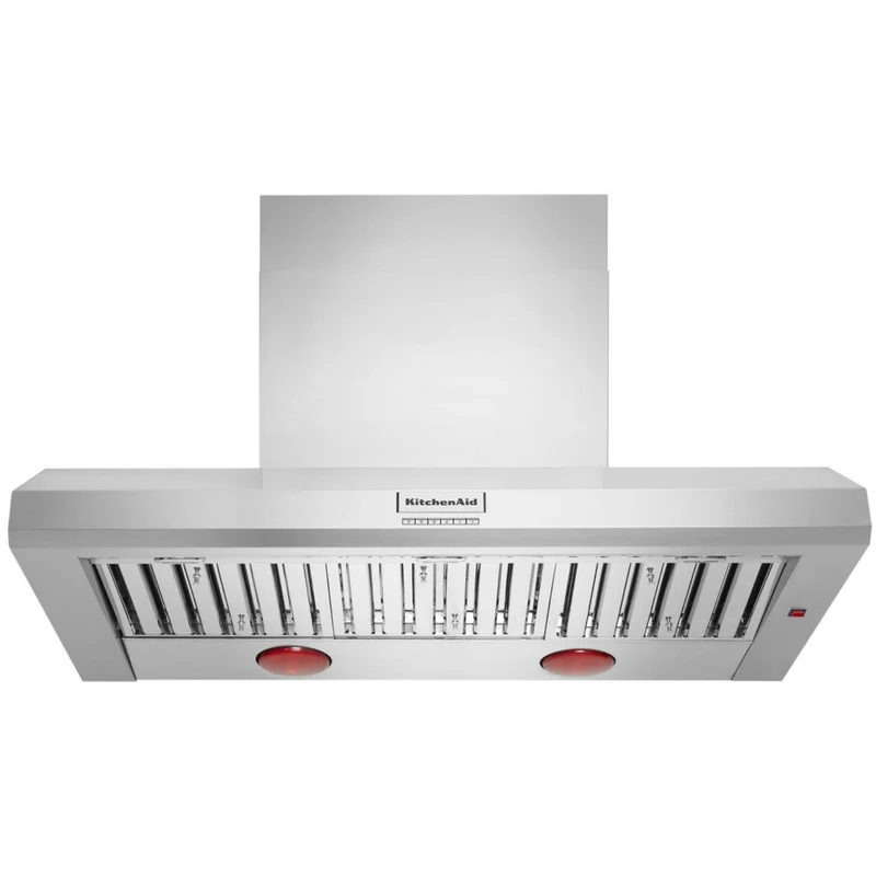 KitchenAid Boîtier de hotte murale Commercial-Style de 48 po. KVWC958KSS