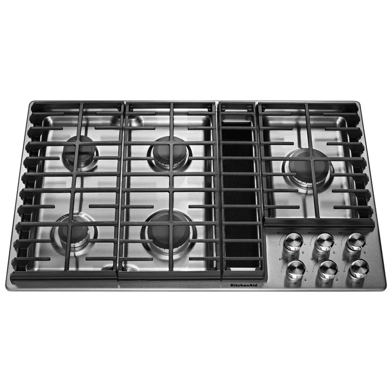 KitchenAid Table de cuisson encastrée à gaz de 36 po KCGD506GSS