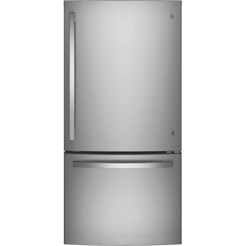 GE Réfrigérateur à congélateur inférieur amovible de 33 po., 24.8 pi.cu. avec machine à glaçons interne GDE25EYKFS