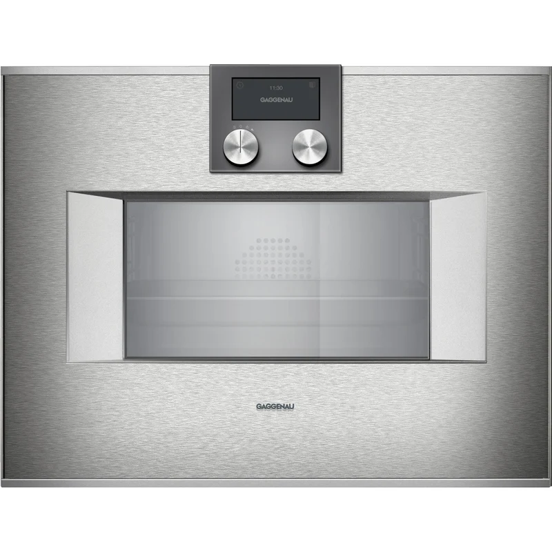 Gaggenau Four mural encastré simple de 24 po., 2,1 pi.cu. avec cuisson à la vapeur BS 470 612