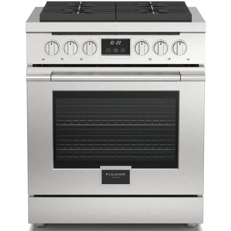 Fulgor Milano Cuisinière amovible à gaz de 30 po. avec technologie convection européenne F4PGR304S2