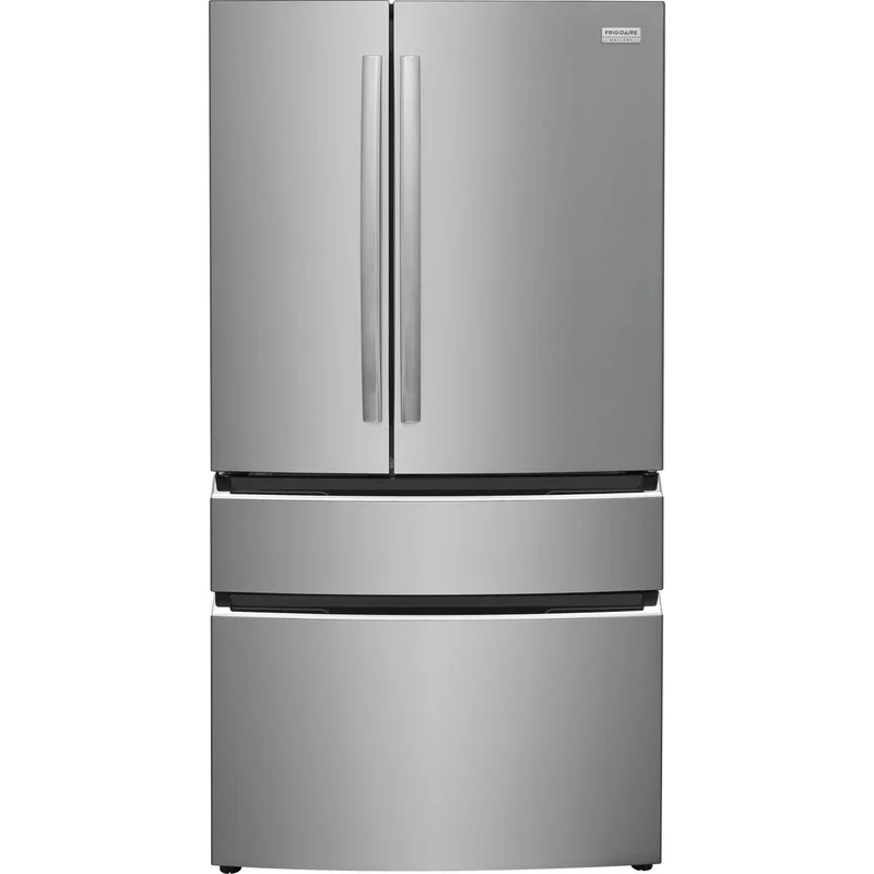 Frigidaire Gallery Réfrigérateur à profondeur de comptoir, quatre portes avec porte à deux battants de 36 pouces, 22,1 pi. cu. avec machine à glaçons interne GRMG2272CF