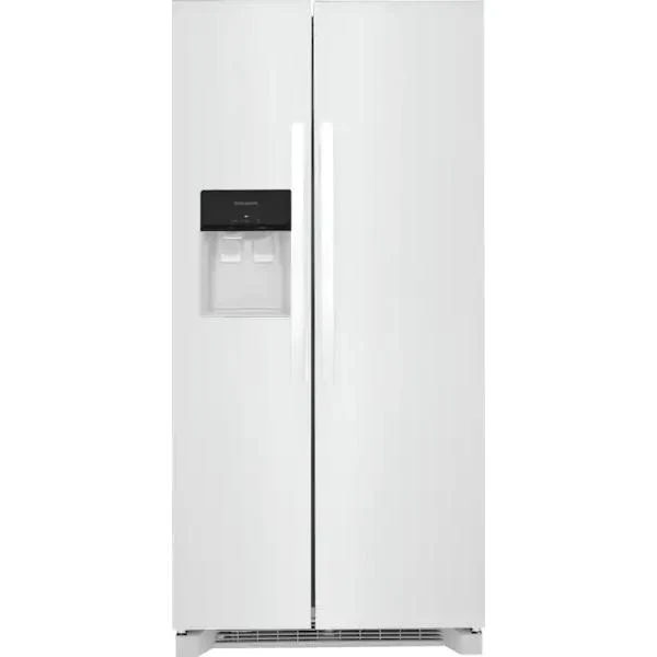 Frigidaire Réfrigérateur côte-à-côte amovible de 33 po., 22,2 pi.cu. avec système distributeur d'eau et de glaçons FRSS2323AW