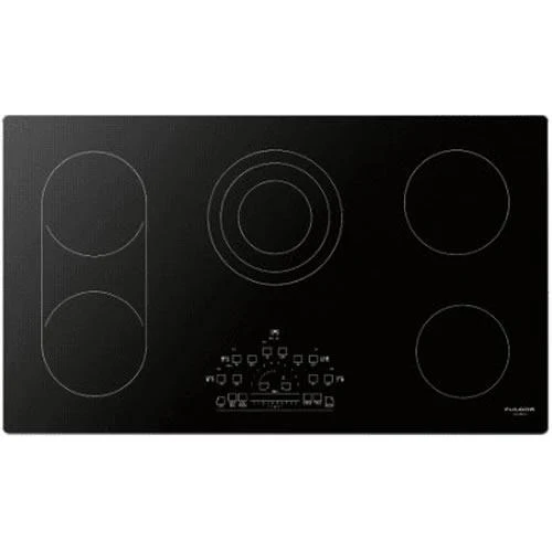 Fulgor Milano Table de cuisson électrique de 36 pouces avec contrôles tactiles coulissants F6RT36S2