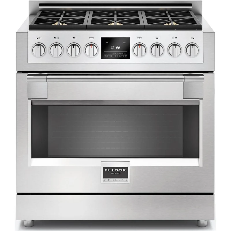 Fulgor Milano Cuisinière biénergie amovible de 36 po F6PDF366S1