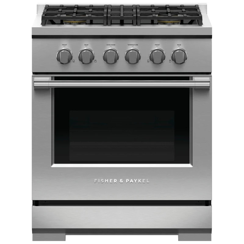 Fisher & Paykel Cuisinière amovible à gaz de 30 po. avec brûleurs Dual Flow Burners™ RGV3-304-N