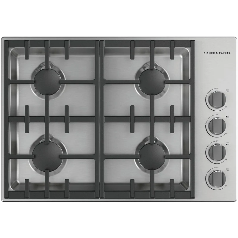 Fisher & Paykel Table de cuisson encastrée à gaz de 30 po. avec 4 brûleurs CDV3-304H-N