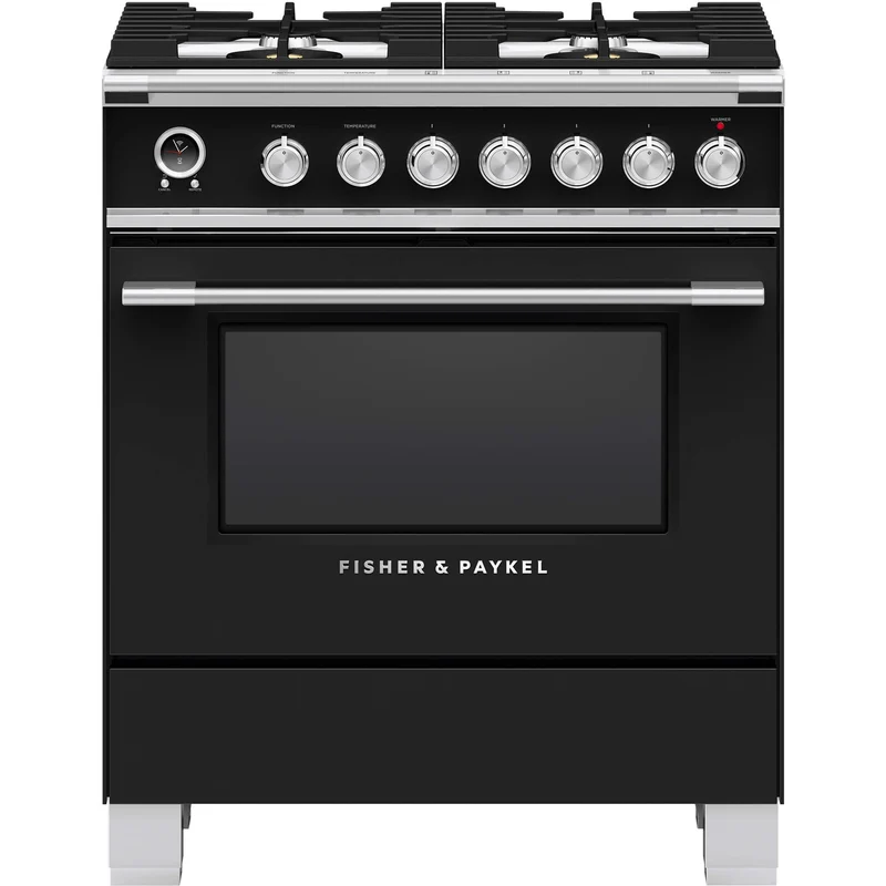Fisher & Paykel Cuisinière amovible à biénergie de 30 po avec tiroir chauffant