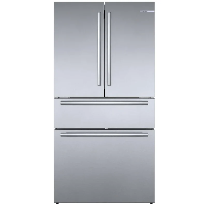 Bosch Réfrigérateur quatre portes avec porte à deux battants à profondeur de comptoir de 36 po, 21 pi.cu. avec tiroir VitaFreshPro™ B36CL80SNS
