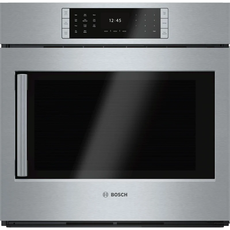 Bosch Four mural encastré simple de 30 po, 4,6 pi cu avec convection HBLP451RUC