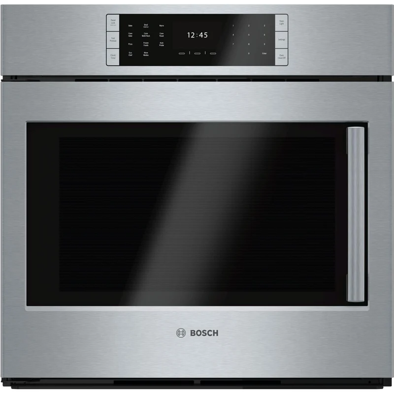 Bosch Four mural encastré simple de 30 po, 4,6 pi cu avec convection HBLP451LUC