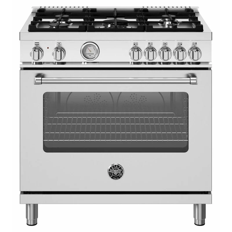 Bertazzoni Cuisinière amovible biénergie de 36 pouces MAS365DFMXV