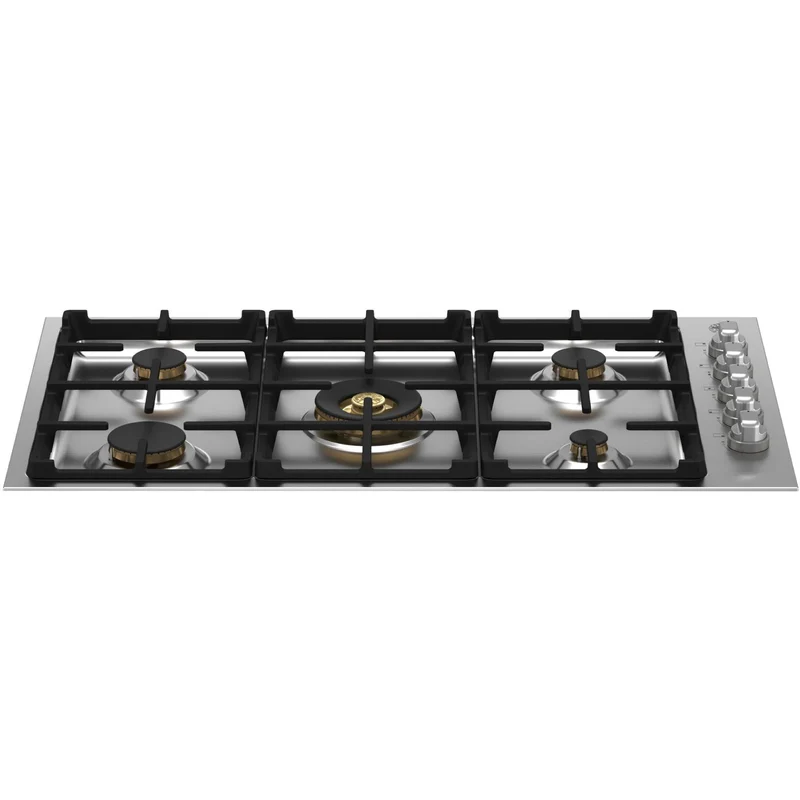 Bertazzoni Table de cuisson encastrée à gaz de 36 po. avec 5 brûleurs MAST365QBXT