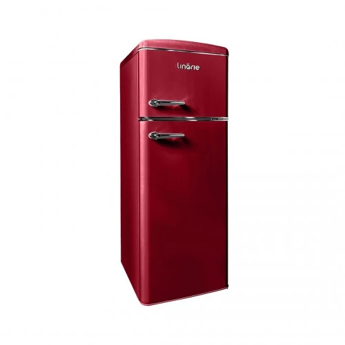 LINARIE | Réfrigérateur/Congélateur Arzy 206L Rétro LJDD206BORDEAUX