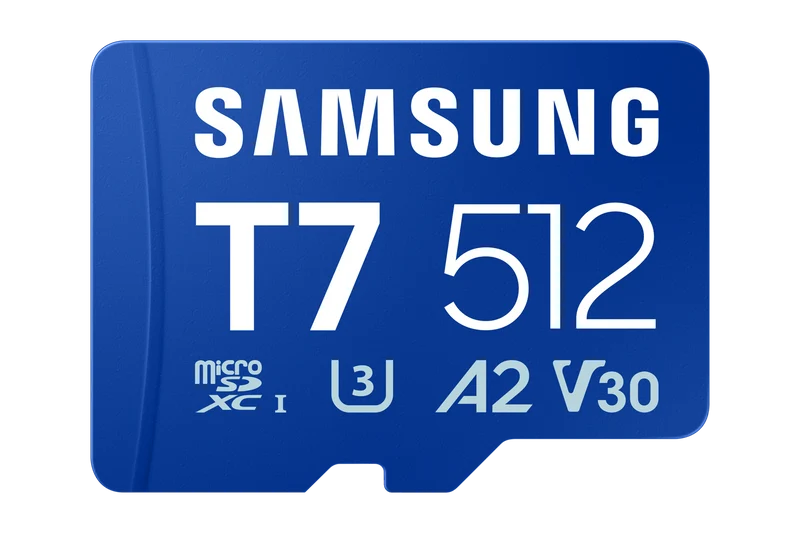 Samsung 512GB T7 Micro SD Memory Card UHS-1 / Class 10