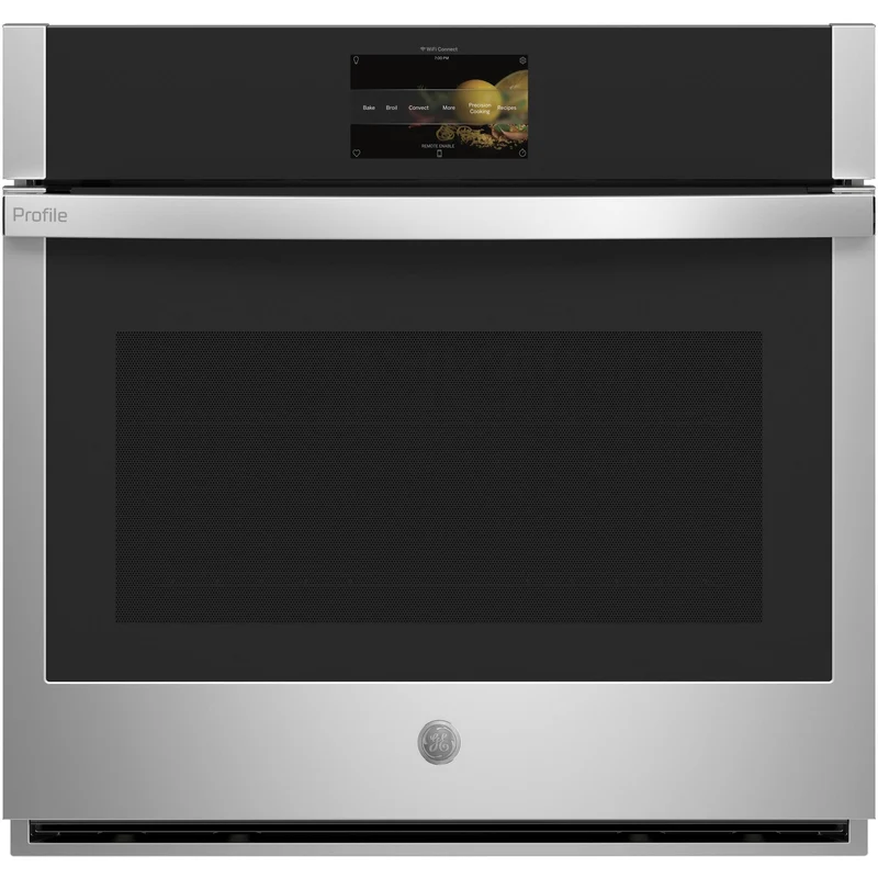 Germain Larivière Four mural encastré simple de 30 po, 5 pi cu avec convection GE PTS7000SNSS - Vente finale - Modèle de plancher - Vendu tel quel