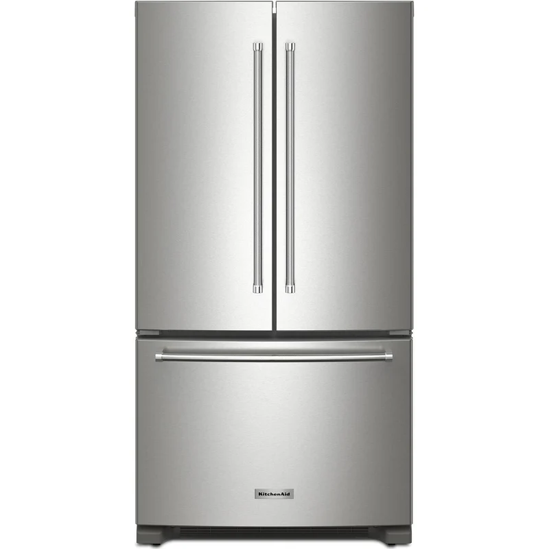 KitchenAid Réfrigérateur trois portes avec porte à deux battants de 36