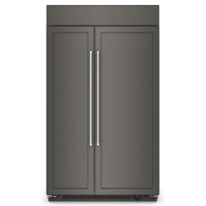 KitchenAid Réfirgérateur côte à côte intégré de 48 pouces, 30 pi. cu. avec machine à glaçons interne