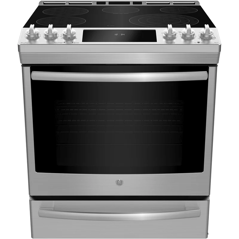 Germain Larivière Cuisinière encastrable électrique de 30 po. avec technology convection européenne véritable GE PCS940YMFS -Vente finale - Modèle de plancher - Vendu tel quel