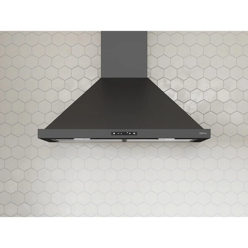 Zephyr Hotte de cuisinière murale Ombra de 36 po ZOM-E36BBS