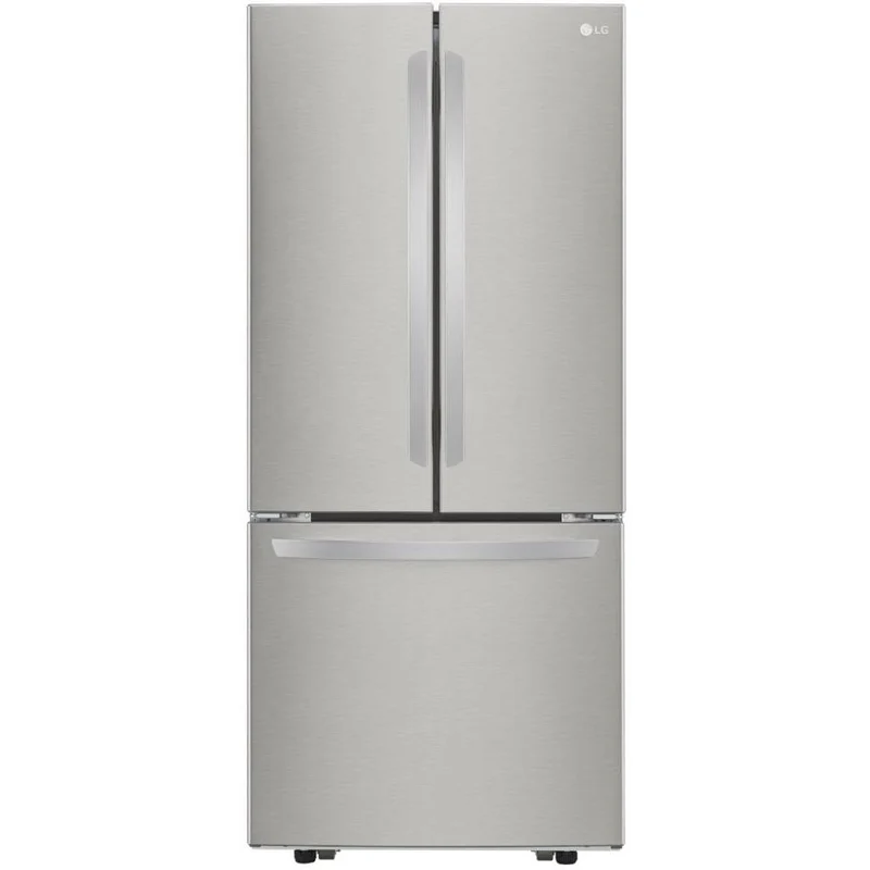 Germain Larivière Réfrigérateur trois portes avec porte à deux battants amovible de 30 po., 21,8 pi.cu. avec technologie SmartDiagnosis™ LG LRFNS2200S- Vente finale - Boite ouverte - Vendu tel quel