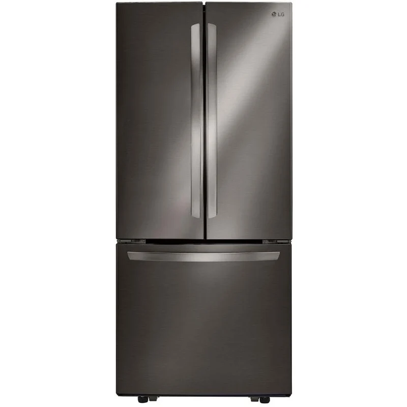 Germain Larivière Réfrigérateur trois portes avec porte à deux battants amovible de 30 po., 21,8 pi.cu. avec technologie SmartDiagnosis™ LG LRFNS2200D Boite Ouverte - Vente Final - Vendu tel quel